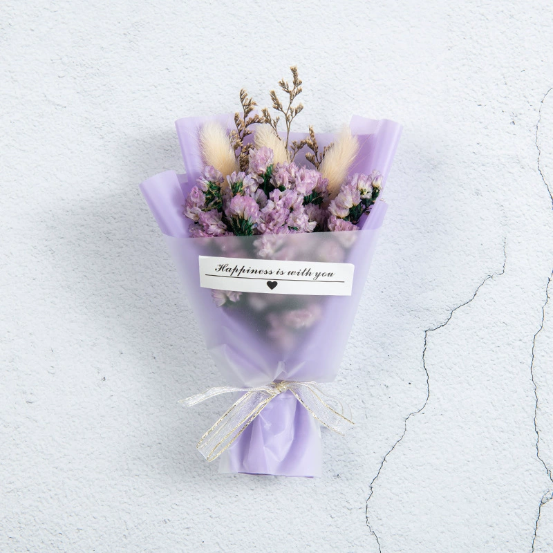Искусственный букет мини, Baby's Breath и сухоцветы, 15×10 см, подарок-принадлежность