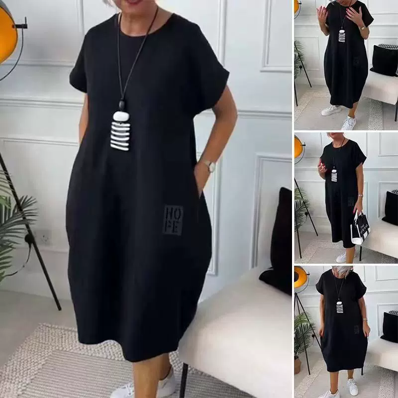 Платье с трансграничным взрывным принтом от Amazon 2024 года