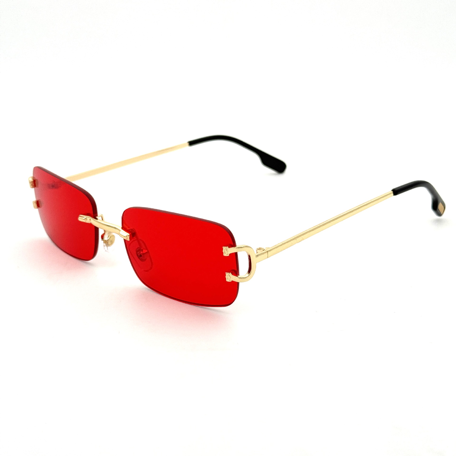 Golden frame red film