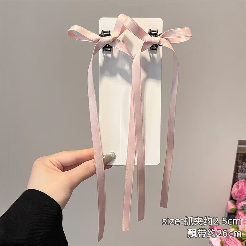 Dulce chica techo ~ Cinta dulce, lazo, cinta, horquilla, cabello trenzado, pinza de pico de pato, accesorios para el cabello, horquilla, puesto de un yuan