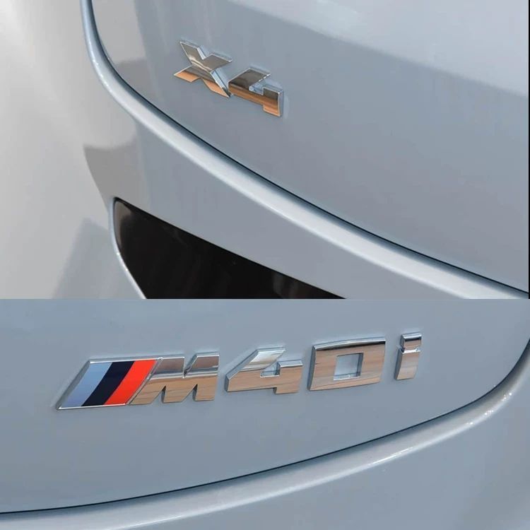 Suitable for BMW X2M35i, X3M40i, X4M40i, X5M40i, X6M50i, and X7M60i car emblems and lettering