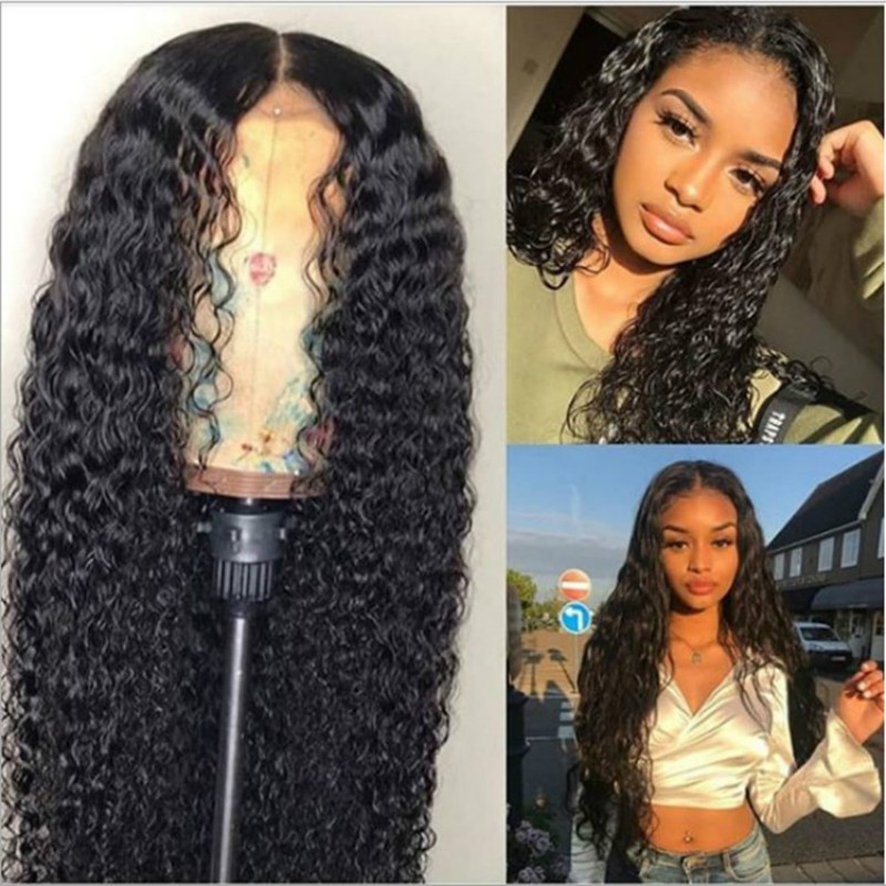 480g Weight Wigs Hairdressing Supplies Long Curly Hair Wig Hairstyle high temperature wire Hair Material Women's Elegant High Temperature Wire Centre Parting Long Curly Hair Wigs