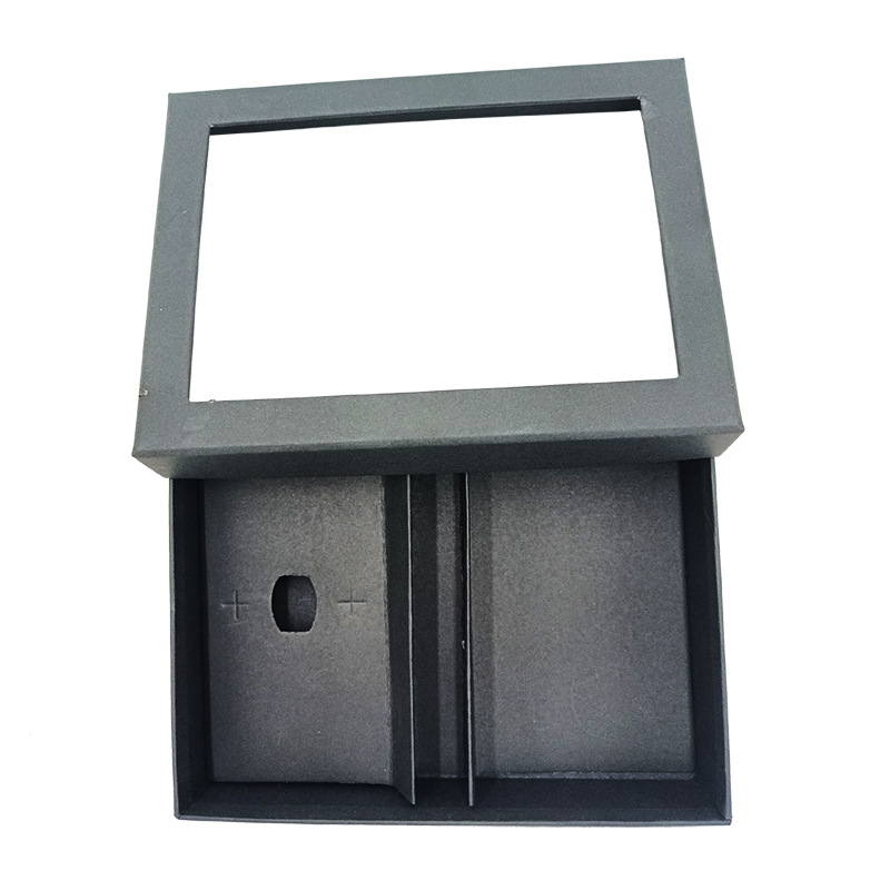 Corbata pajarita juego de 4 piezas caja de regalo caja de papel fabricante spot caja de corbata negra tapa cielo y tierra caja de embalaje dura