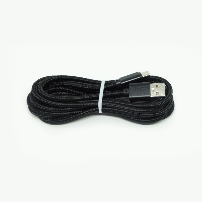 Câble de données étendu pour téléphone Apple, Android, Huawei, câble de chargement USB tressé en nylon de 1 mètre_voghion.com