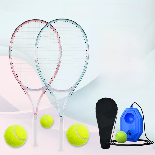 Tennis Racket 27inch Rebound Trainer Racket for Tennis Training Ultra-Light College Student Elective Course Training Device