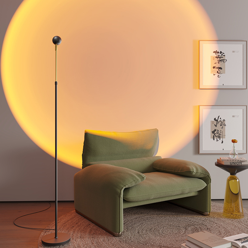 Торшер Sunset Light Красный, 24W, три цвета