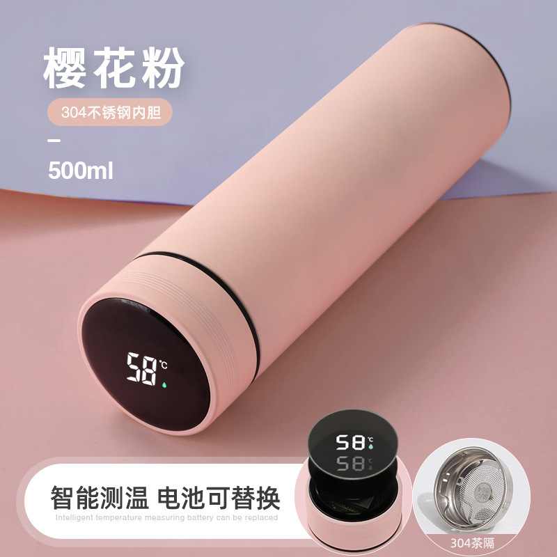 Taza de Vacío Inteligente con Gotero, Doble Pared, Portátil, Para Auto/Oficina