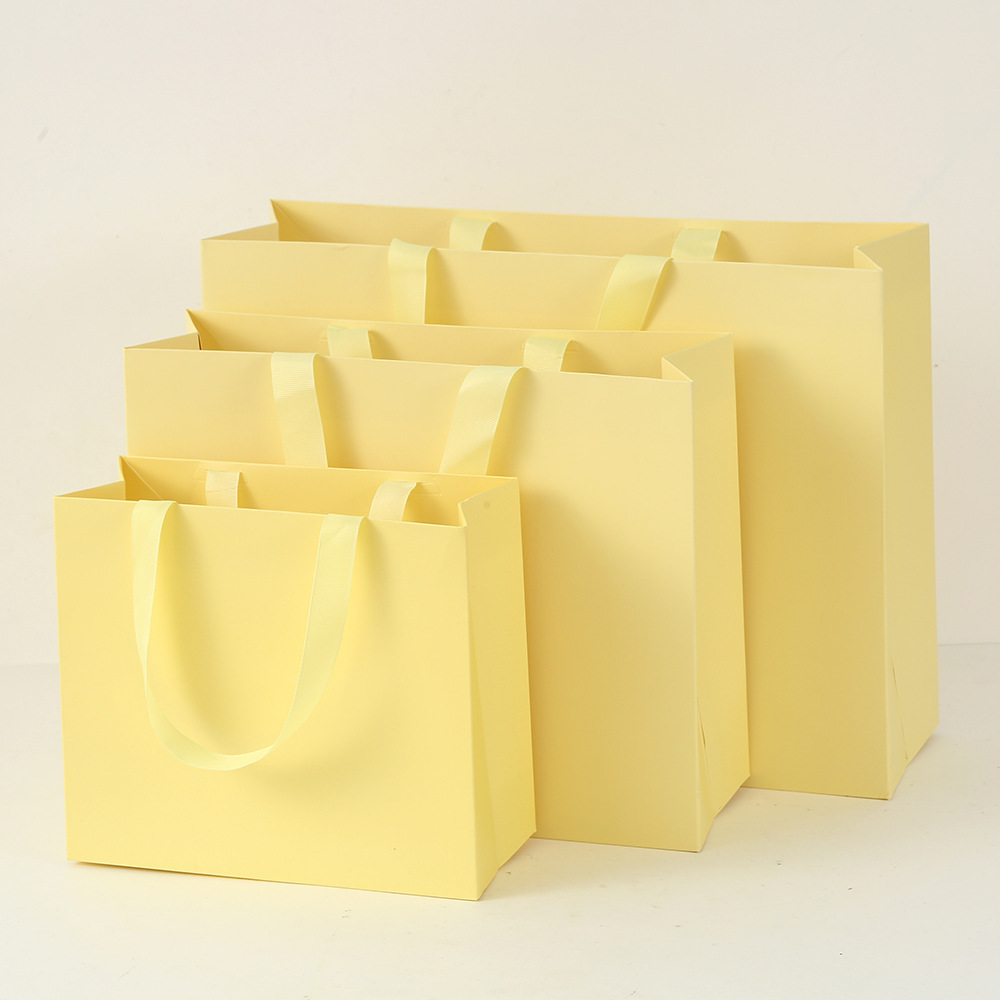 Bolsas de mano sin cintura, bolsas de papel de cartón blanco, bolsas de regalo, bolsas de regalo, bolsas de compras al por mayor