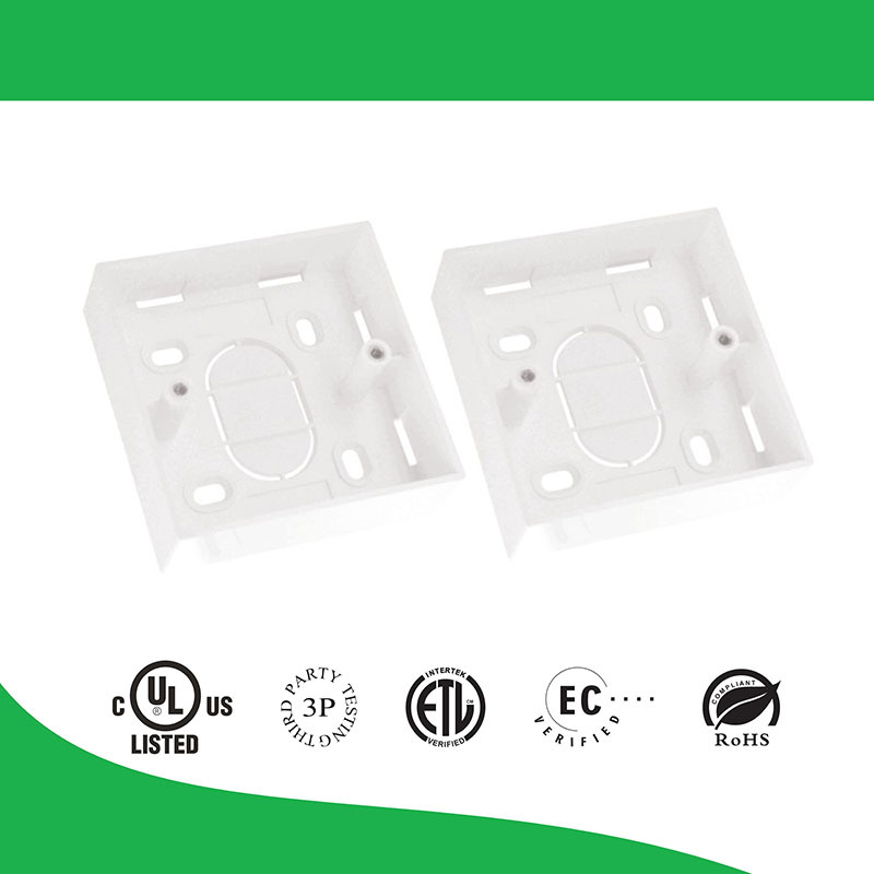 英式信息网络底盒墙面盒86型