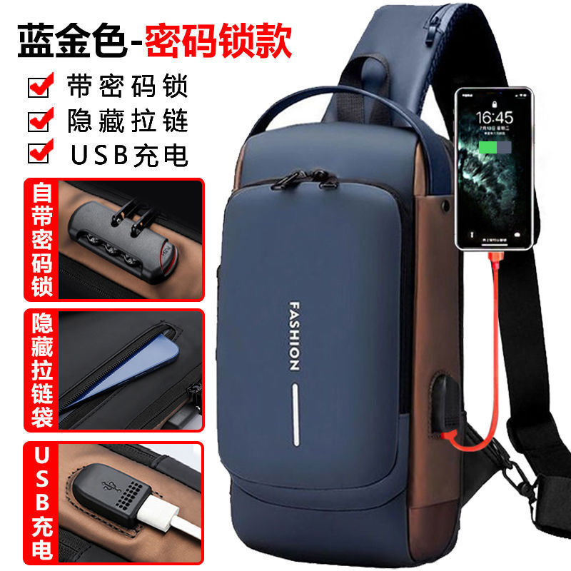 Bolso bandolera de moda de cercanías recién inaugurado, bolso de mensajero, bolso de hombre, habilidades de conducción, bolso de trabajo, bolso de mensajero, bolso de pecho para hombre