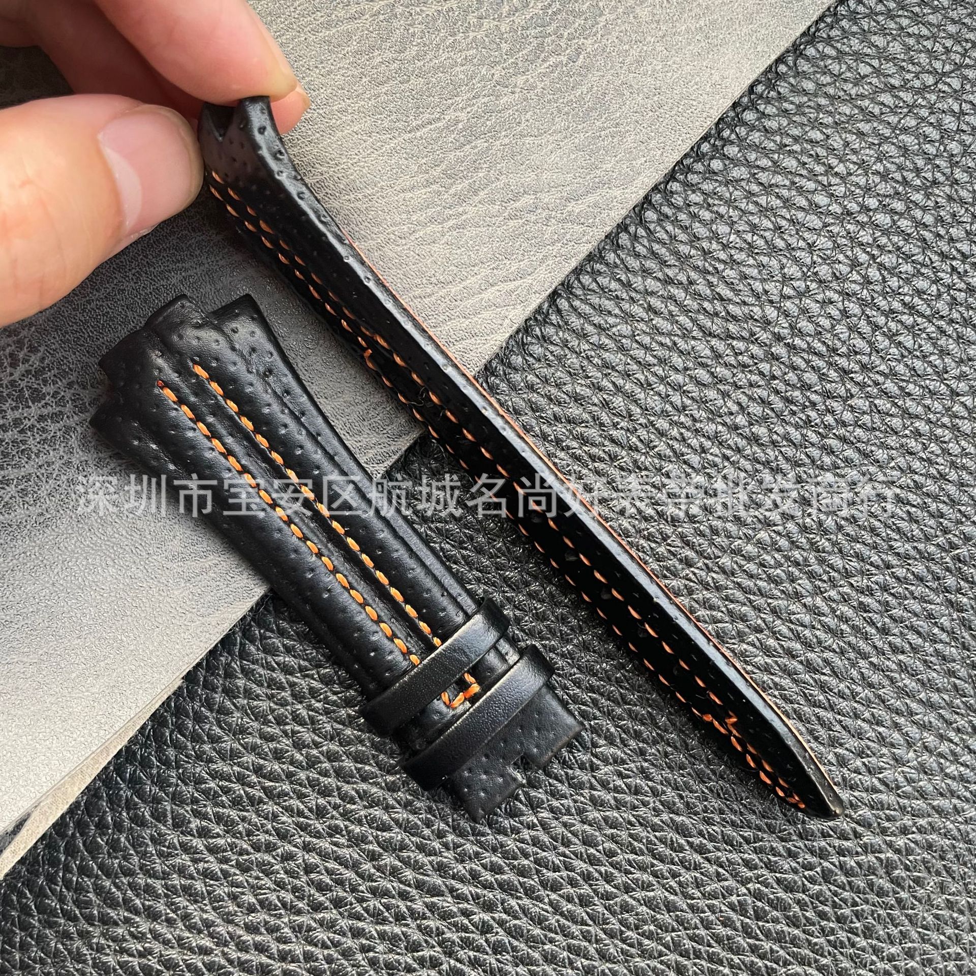 Alternative Seiko Watch Correa de cuero pulsera 27mm