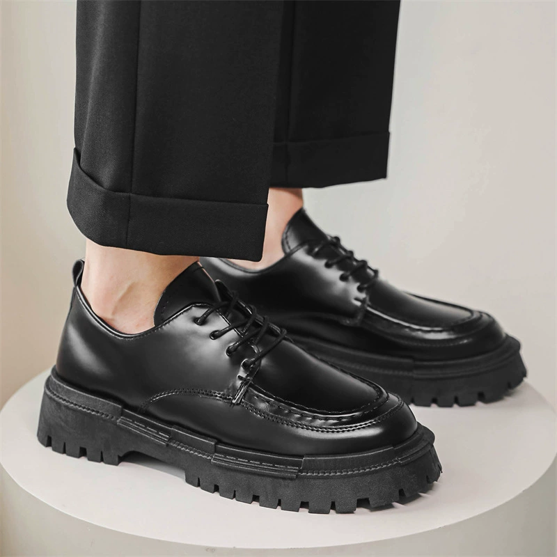 Мужская кожаная обувь повседневная обувь весенний стиль