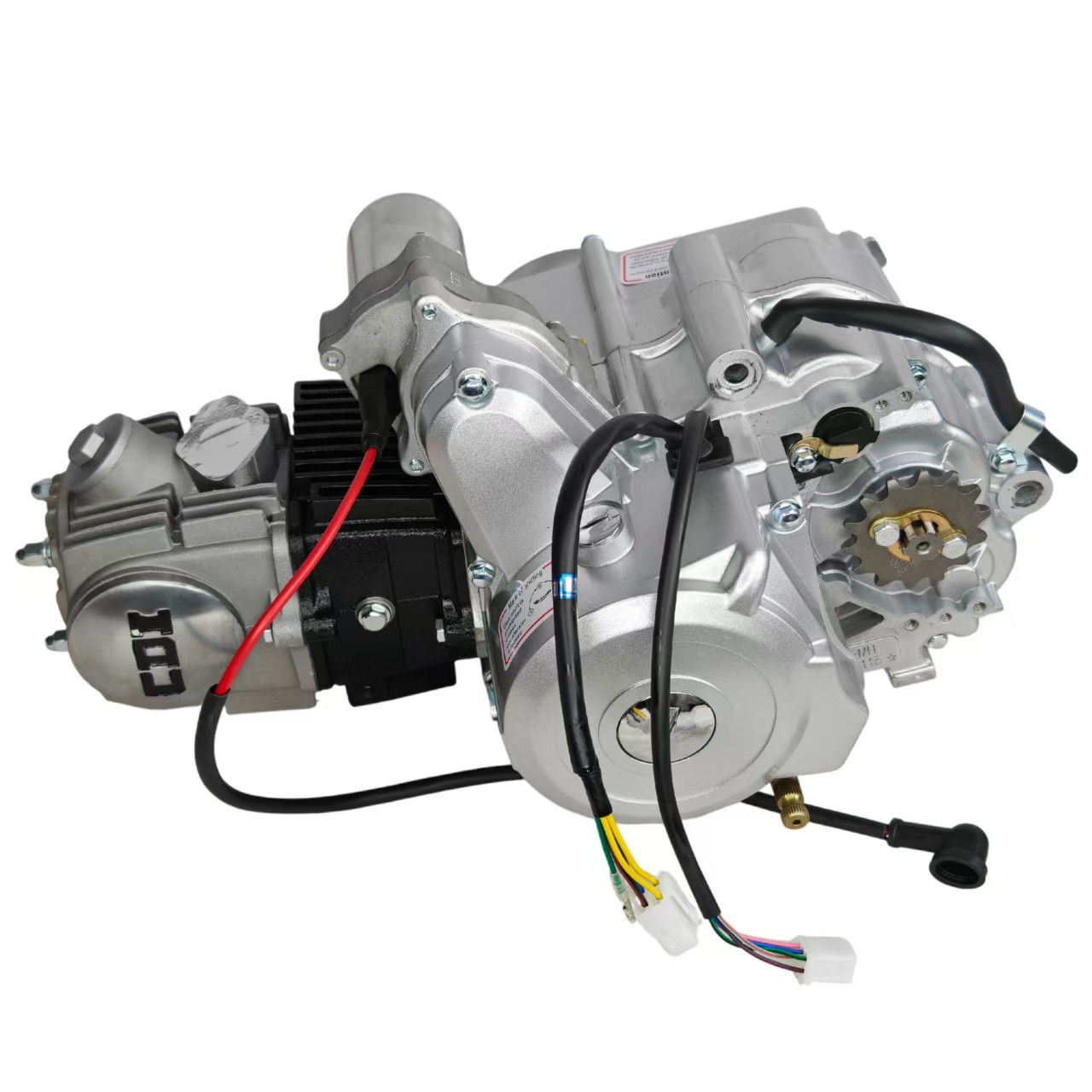 110Cc Horizontal Engine with Electric Start, 1+1 Reverse Gear, Beach Buggy, Go-Kart, Atv All-Terrain Vehicle Engine