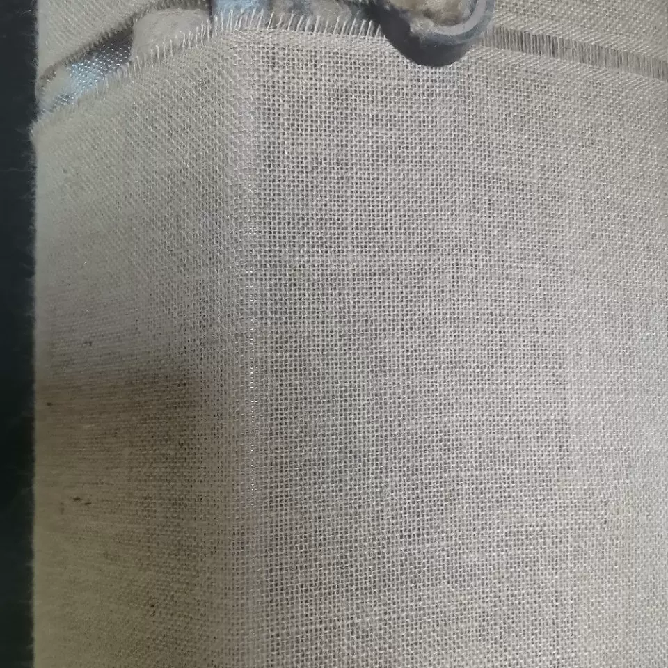 粗麻布 5050PE黄麻布 防水覆膜麻布过胶烧毛麻布手袋箱包圣诞工艺