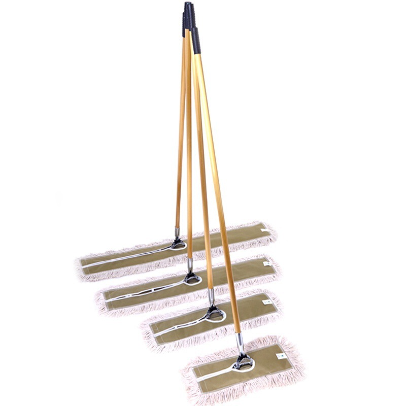 [Baiyun Deluxe Edition] White Cloud Cleaning Mop Pure Cotton Square Household in Hotel Lobby