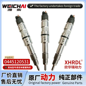 0445120531 Weichai JX493 engine, brand new high-pressure common rail diesel injector assembly and nozzle