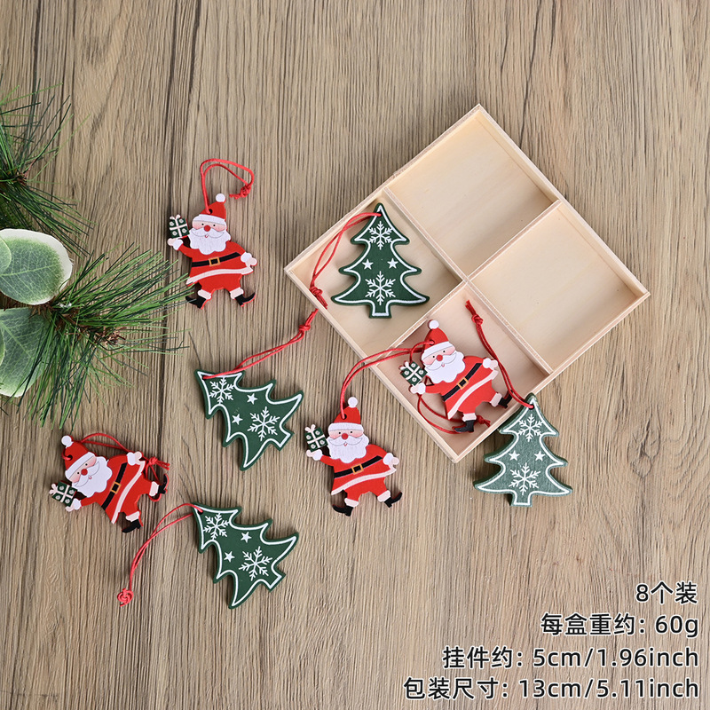 クリスマスの木製のペンダントクリスマスのペンダントクリスマスの装飾品|undefined
