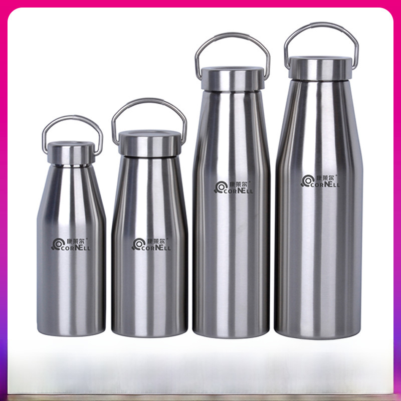 500ml不锈钢直瓶颈保温杯户外便携登山运动水壶便携车载保温杯
