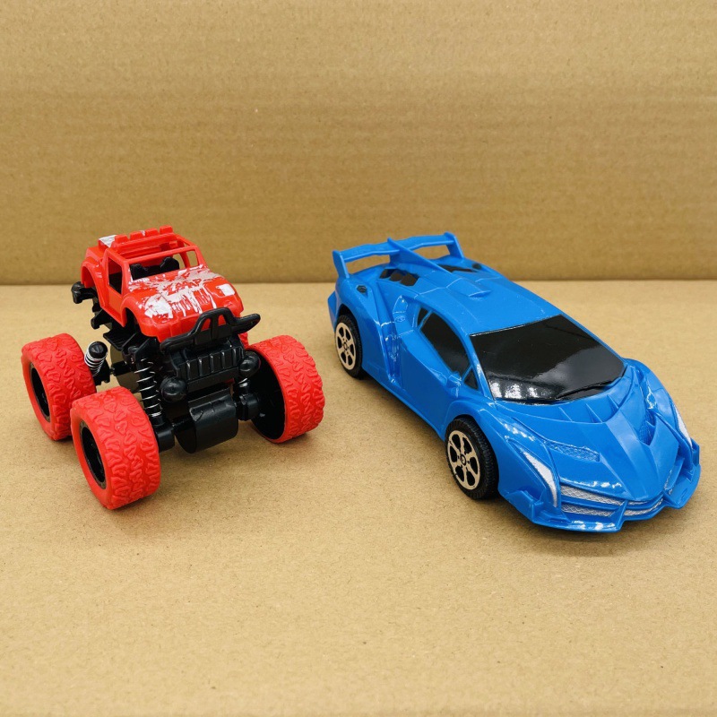 사륜구동 레드 + 풀백 레이싱 블루 [2색 2대]