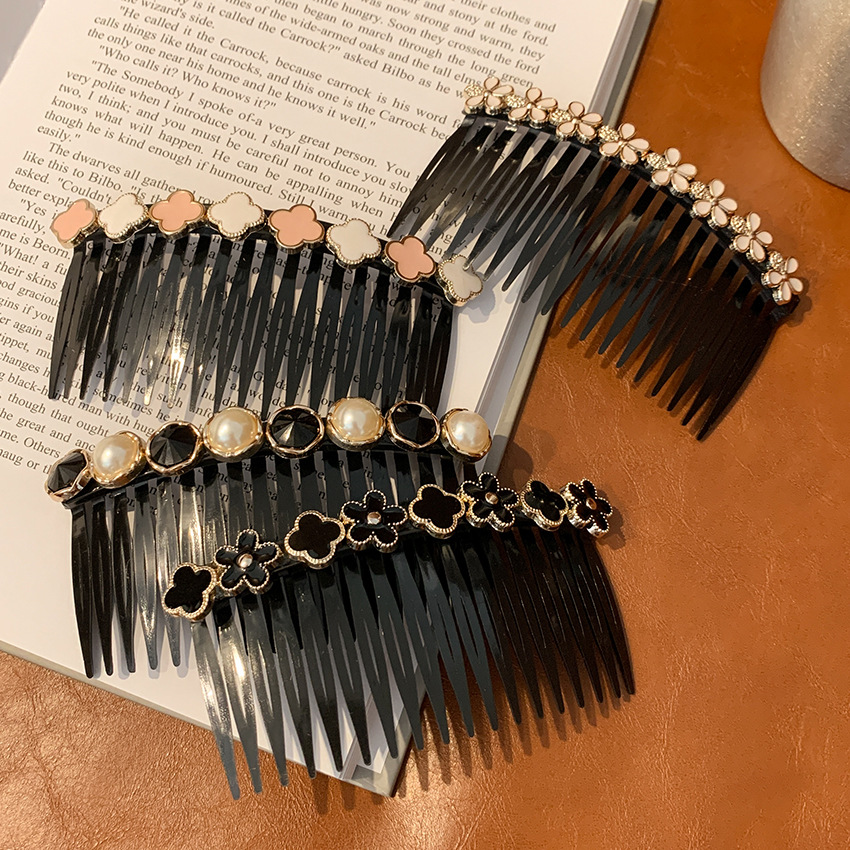 Korea New Hairpin Pearl Hair Comb Non-slip Insert Comb display picture 4