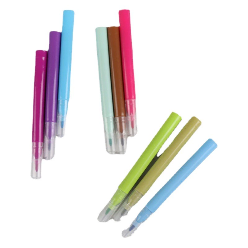 36 цветов граффити Акварельная ручка на заказ Учащиеся начальной школы живопись Акварельная ручка оптом Ручная Роспись Цветной костюм кисти оптом