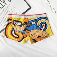 2025新款男士内裤纯棉性感情趣可爱印花卡通宽松低腰学生平角内裤