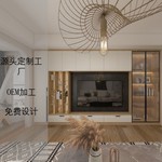 现代简约定制衣柜烤漆造型门板ENF环保柜子工厂直销衣帽间书桌