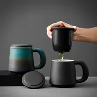 Керамическая чайная чашка для офиса, держатель для сигарет, подарок на день рождения