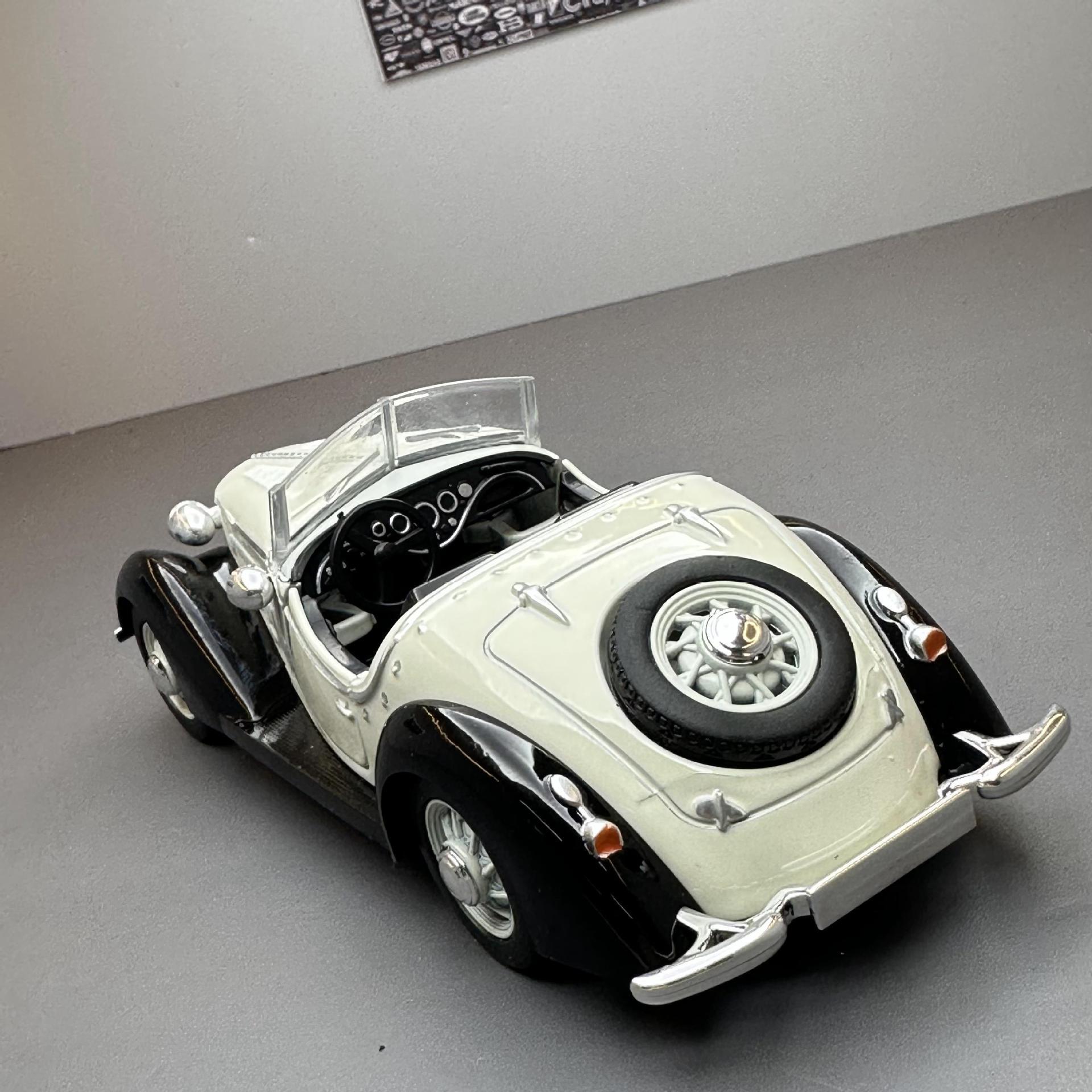 Coche-como aleación modelo de coche aodi Rover w25k tirar atrás con sonido y luz juguete clásico coche modelo decoración colección