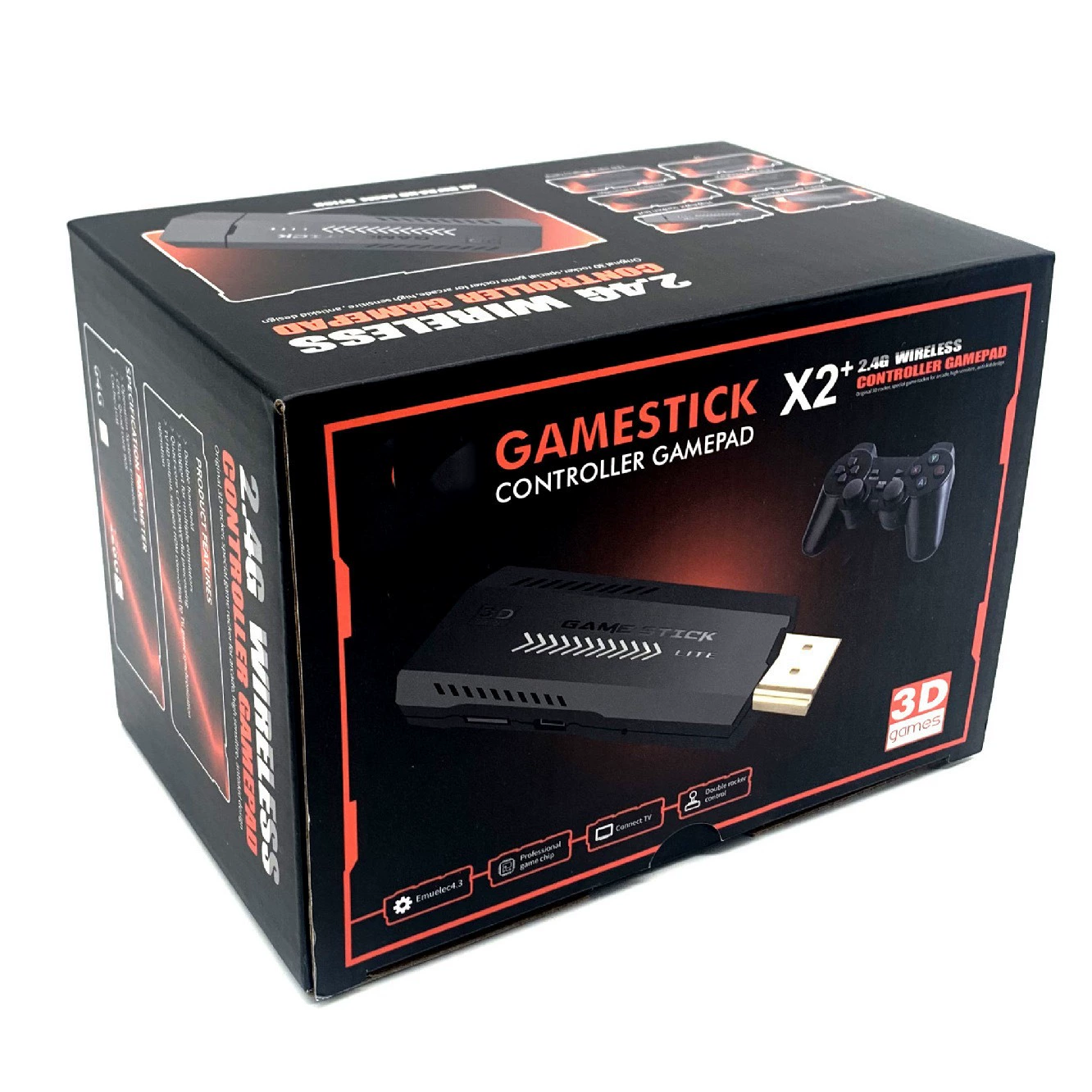 Game console, wireless retro bluetooth controller