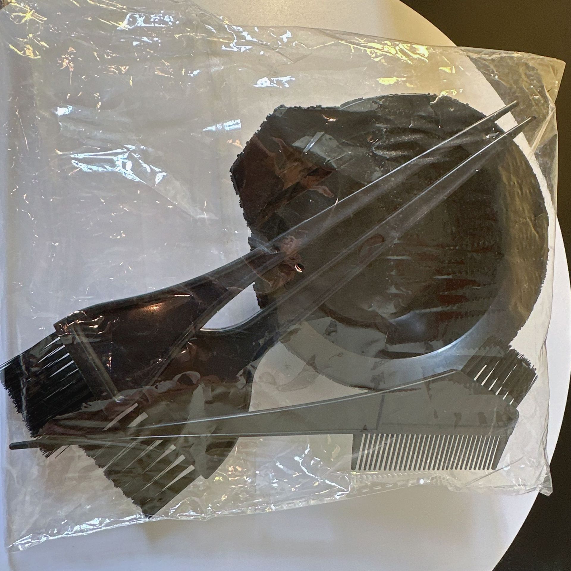 Salón de peluquería teñido de cabello cepillo de aceite de cabello cepillo de cabello