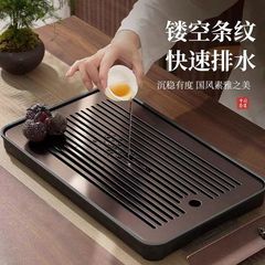 ティートレイ家庭用小型ティーテーブル排水トレイティートレイティーセットティートレイ2024新しいティーシーティーセットカンフーティー小