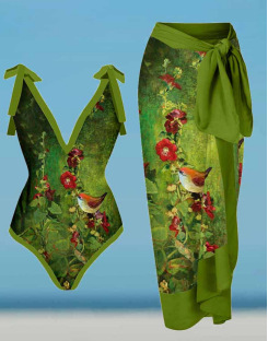 217g Weight Women's Animal 2 Piece Set One Piece