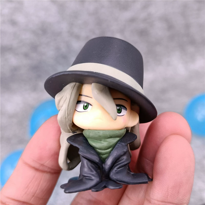 Фигурка капсульной яйца Gashapon Detective Conan Q-версия 6-го поколения (PVC) 4 см, скорлупа яйца + кукла + бумага