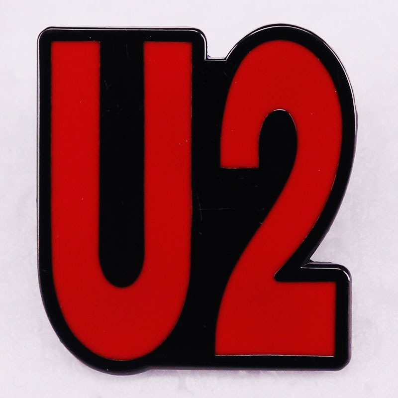 Irish Four-Piece Rock Band U2 Brooch Badge Music Enthusiast Collection Irish Four-Piece Rock Band U2 Brooch Badge Music Enthusiast Collection