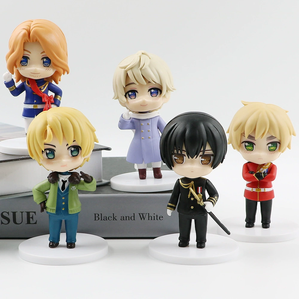 Набор фигурок Hetalia Feliciano Vargas, ПВХ 8 см, набор из 5 штук