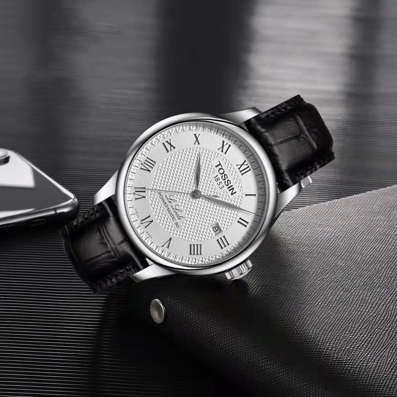 Swiss Genuine Sky ­ Solorock Watch Men's Fully Automatic Mechanical Watch Waterproof Men's Hollow Business Men's Watch