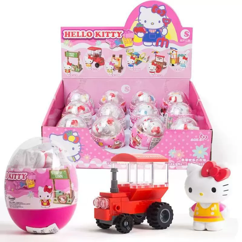 Hello Kitty, hello Kitty, ферма, конструктор, умная игрушка, кукла, прямые продажи, игрушка-капсула