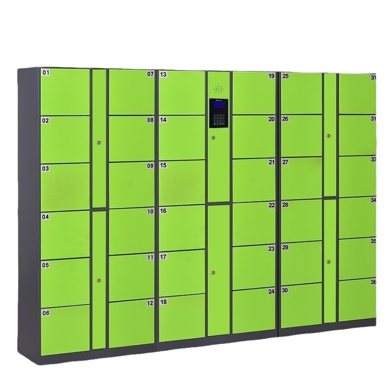 Gabinete de almacenamiento electrónico supermercado centro comercial código de barras gabinete de almacenamiento inteligente WeChat QR código de escaneo de huellas dactilares tarjeta de crédito teléfono móvil gabinete