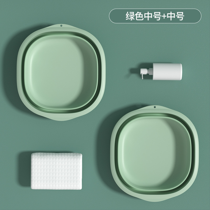 Green medium+green medium (two installations) (can be folded)