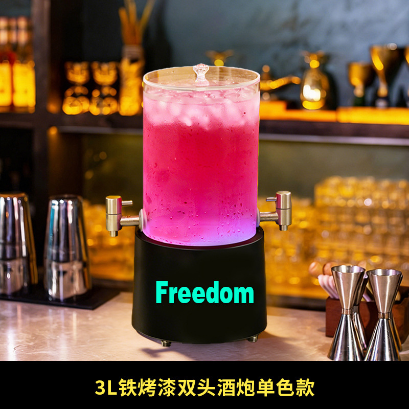 Cano comercial en línea para aliviar la fatiga, artefacto mágico para atar barril de cerveza de 2 litros, barril de comida de alta calidad, cañón de cola luminosa con grifo