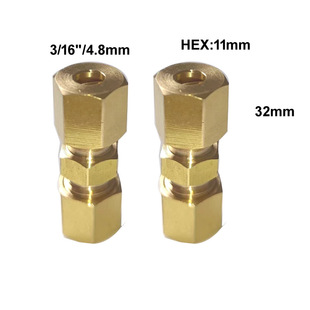 1PC �S�~���s���^3/16&ldquo;ODҺ���Ƅӹ�·���� Compression Fitting