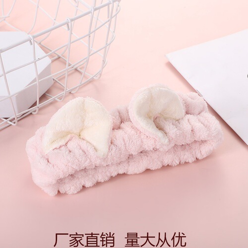 网红发卡头巾女头饰发带韩国可爱简约敷面膜束发带绑头套洗脸