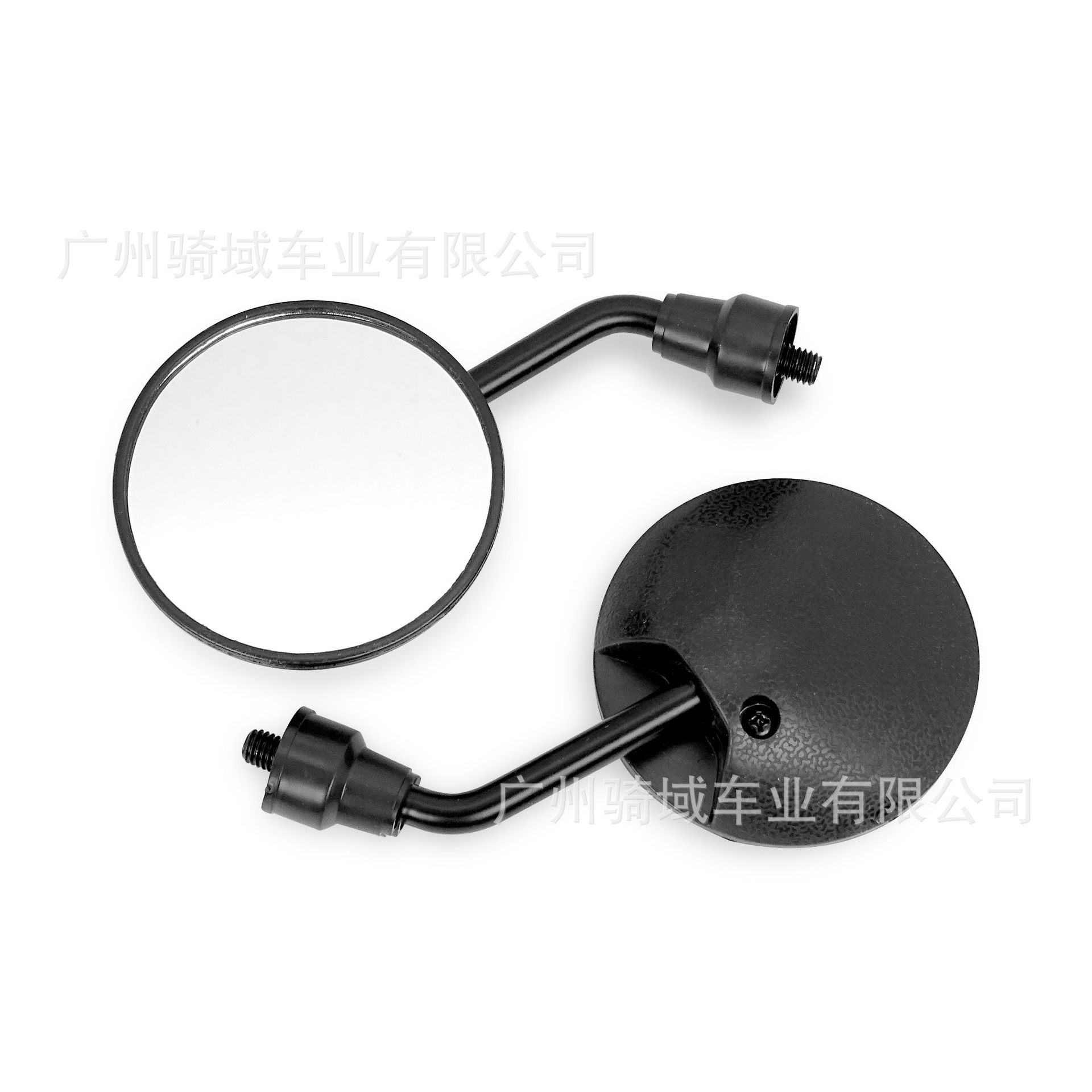 Motorcycle Taiwan round mini rearview mirror suitable for small CG, electric scooters, Aima, Niu, short-bar rearview mirror