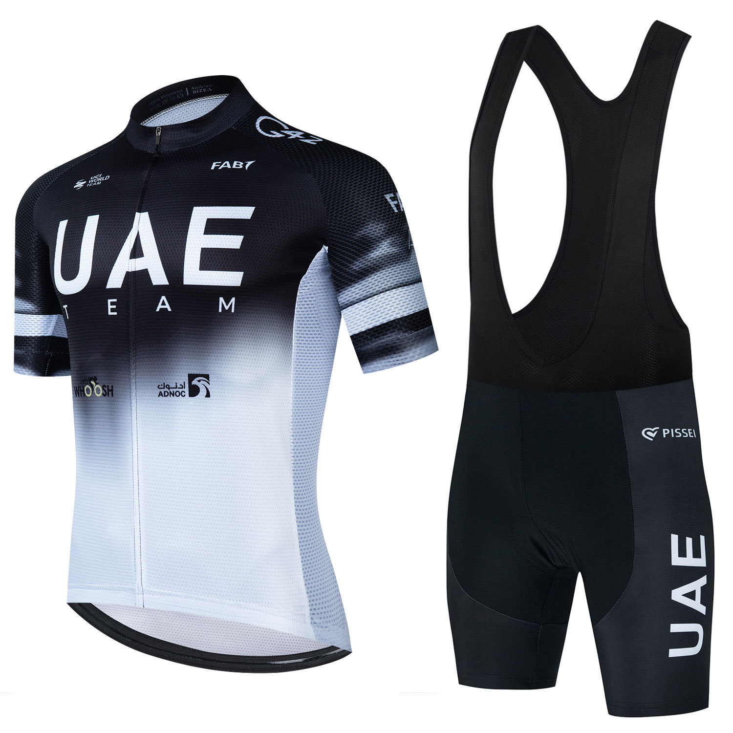 Cross-border Exclusive Car Team Edition UAE Cycling Suit suit Men's Short-sleeved Summer Highway Mountain Bike Costume