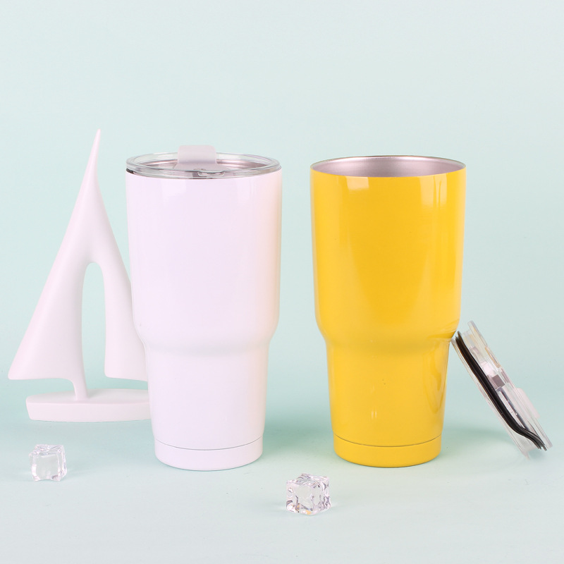 Suministre la taza portátil europea y americana del helado de 30oz 304 taza del aislamiento del vacío del coche taza de cerveza de la cola de la taza del coche de la custodia fría image 5