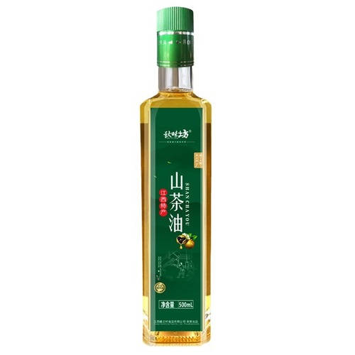 Factory Direct Shipping Organic Pure Camellia Oil Cooking Oil 500mL Pressed Tea Seed Oil Wholesale Group Buying Gift Set