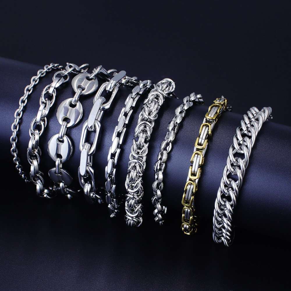 men's fashionable universal bracelet stainless steel