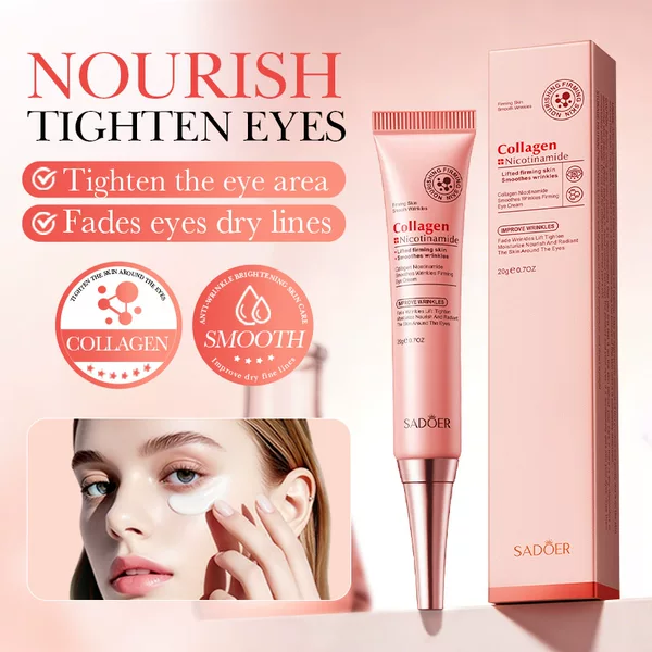 Cross-Border Sadoer Collagen Niacinamide Firming Eye Cream 20g Foreign Trade Skin Care Products Wholesale