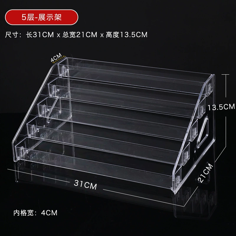 Acrylic cosmetic storage system, lipstick, lip gloss, mascara, table storage box, sample